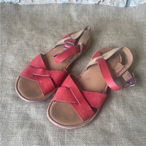 kork ease Comfy flat sandals k17705 cbha14 soft cute Beach Leather Cruise - Picture 10 of 10